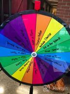 img 1 attached to 🎡 WinSpin 24" Dual Use Prize Wheel: Enhance Your Tradeshow or Carnival Game with a Versatile 12-Slot Fortune Spinning Wheel - Breeze Wheel Series review by Raul Choudhury