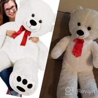img 1 attached to 20-Inch Jumbo Teddy Bear - Perfect Stuffed Animal Plush Toy For Girls & Kids On Valentine'S Day! review by Ryan Lindstrom
