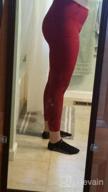 img 1 attached to High-Waisted Yoga Leggings With Pockets And Tummy Control - Stretchy Workout Capris For Women By TSLA review by Amanda Thibault