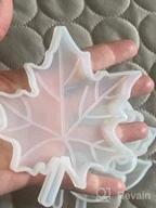 img 1 attached to 5 Pack Maple Leaf Silicone Resin Molds With Glitter And Sequins For DIY Keychains, Coasters And Home Decor review by Chris Lapan