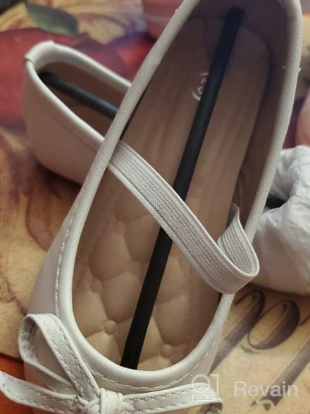 img 1 attached to 👑 Chiximaxu Bowknot Ballerina Princess School Shoes for Girls: Style, Comfort, and Elegance Combined review by Jason Matthews