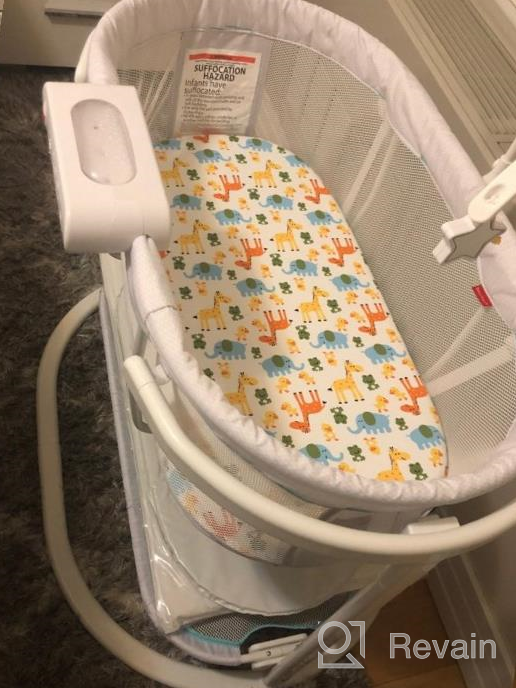 img 1 attached to Ultra-Soft 100% Jersey Cotton Waterproof Bassinet Sheets (Set Of 2) With Adorable Print Design For Baby Boys And Girls - Thickest 190GSM Material, No Need For Mattress Pad Cover - By Knlpruhk review by Jerome Godwin