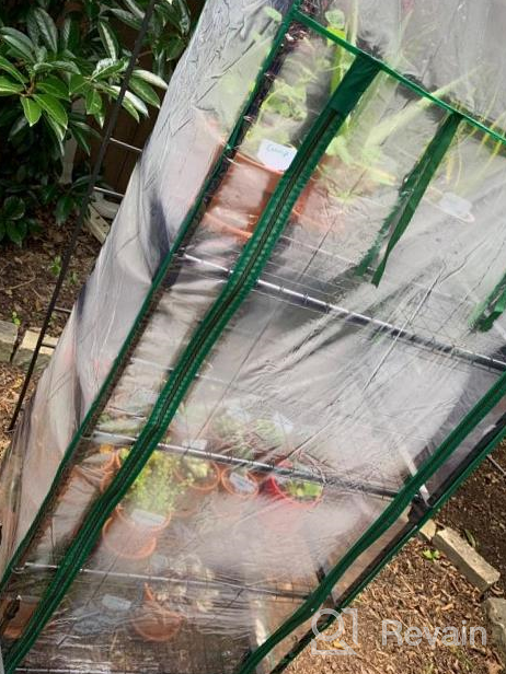 img 1 attached to Maximize Your Greenhouse Garden Space With The Gardman R687 4-Tier Mini Greenhouse review by Jose Hughes