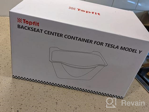 img 1 attached to Streamline Your Model 3&S With Topfit'S Rear Center Console Organizer Tray And Seat Storage Box review by Keith Gonzales