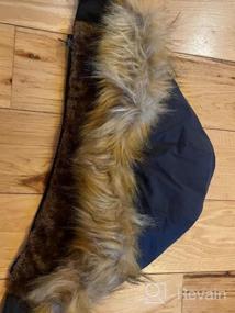 img 5 attached to Мужская зимняя парка с капюшоном на флисовой подкладке: утолщенный анорак, стеганая ветровка и пуховик от FARVALUE