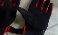 img 1 attached to Ultimate Protection And Comfort: INBIKE Hard Knuckle Motorcycle Gloves With Carbon Fiber – Red, Large Size (IM803) review by Darby Perkins