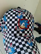 img 1 attached to 🧢 Boldly Express Your Sonic Style with Bioworld Youth Checkered Flag Snapback Hat review by John Patel