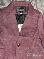 img 1 attached to Boys' Classic Casual Plaid Blazer Outfits in Suits & Sport Coats - Perfect for Stylish Wardrobe review by Zachary Benjamin