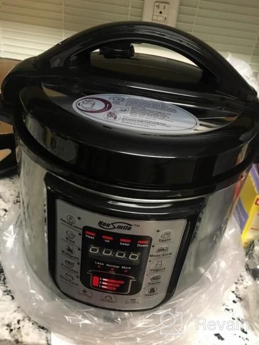 img 1 attached to Housmile 8-In-1 Programmable Pressure Cooker With 6-Quart Capacity: Slow Cooker, Rice Cooker, Sauté, Steamer, Warmer, And More For Versatile One-Pot Meals. review by Chip Palmer