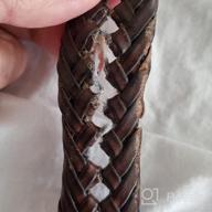 img 1 attached to Dockers Mens Laced Braid Metal Men's Accessories in Belts review by Rashid Summers