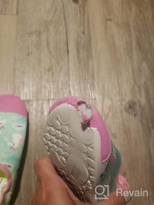 img 1 attached to 🦄 Hiitave Non Slip Barefoot Toddler Unicorn Girls' Shoes - Perfect for Active Little Feet! review by Nancy Murphy