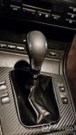 img 1 attached to Lunsom Leather Type R Gear Shift Knob For Manual Transmission Cars - Upgrade Your Driving Experience With Black Shifter Head review by Matt Lewis