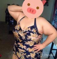 img 1 attached to Elegant Inspired Ruched Monokini Boy-Leg One Piece Swimsuit By EBuddy review by Monty Barganier