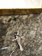 img 1 attached to 🔗 CaliRoseJewelry Sterling Crucifix Textured Necklace: Perfect Jewelry Gift for Boys review by Kino Gerami