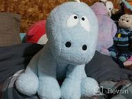 img 1 attached to 14 Inch Blue Dinosaur Stuffed Animal Plush Toy That Glows In The Dark - L1000 review by Jim Worthington