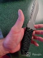 img 1 attached to OERLA TAC OL-0021SD Fixed Blade Knife: 420HC Stainless Steel Camping Hunting Survival EDC With G10 Handle And Kydex Sheath (Black) review by Frank Chinchilla