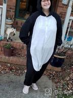 img 1 attached to Adult Unisex Animal Onesie Plush Pajamas Cosplay Costume One Piece review by Becky Duncan