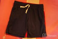 img 1 attached to Spring&Gege Boys Soft Cotton Knit Jersey Shorts, 2-Pack: Comfy and Stylish Bottoms for Boys review by Ricky Mills