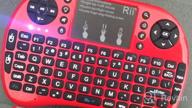 картинка 1 прикреплена к отзыву 🔍 Enhanced Rii i8+ Mini Bluetooth Keyboard with Backlit Touchpad ＆ QWERTY Keyboard – Portable Wireless Keyboard for Smartphones, Laptops, PCs, Tablets, Windows, Mac, TV, Xbox, PS3, Raspberry Pi – White от Jonathan Jensen