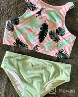 img 1 attached to Protect Your Little Girl From The Sun With SwimZip UPF 50+ Halter Swimwear In Multiple Colors review by Mark Grady
