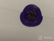 картинка 1 прикреплена к отзыву Love Kit Wax Seal Stamp For Wedding Invitations, Gift Wrapping And DIY Projects от Jelani Weaver