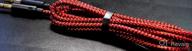 img 1 attached to 3.5Mm Nylon Braided AUX Cable, 2 Pack 4Ft/1.2M Hi-Fi Sound Auxiliary Cord For Car Stereos, Speakers, IPod IPad Headphones And More (Red) By Oldboytech review by Keegan Herbert
