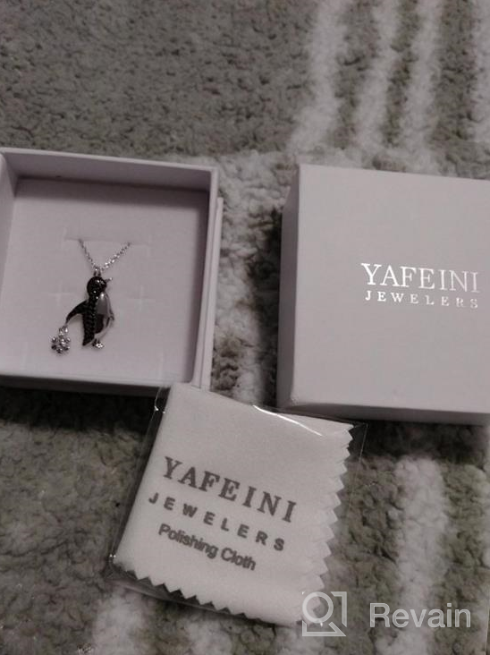 img 1 attached to 🐧 Sloth Penguin Pendant Necklace - Sterling Silver Cute Animal Jewelry for Women and Girls by YAFEINI review by Joan Hurley