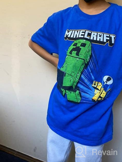 img 1 attached to Get the Minecraft Boys Creeper & Characters Short Sleeve T-Shirt Set in 3 Colors - 3 Pack review by Chase Steele