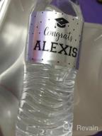 img 1 attached to Silver Foil Personalized Graduation Water Bottle Labels - Class Of 2023 School Colors - 24 Stickers (Waterproof Wrappers) review by Theresa Diaz