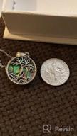 img 1 attached to Sterling Silver Abalone Shell Tree Of Life Locket Necklace - Holds Pictures, Perfect Christmas Gift For Women & Girls! review by Ron Long