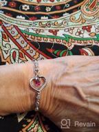 картинка 1 прикреплена к отзыву Серебряный браслет с камнем рождения - идеальное ювелирное изделие к годовщине для девочек от Michael Hemmig