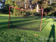 img 1 attached to WhiteFang Golf Net Bundle Golf Practice Net 10X7 Feet With Golf Chipping Nets Golf Hitting Mat & Golf Balls Packed In Carry Bag For Backyard Driving Indoor Outdoor review by Travis Chavis