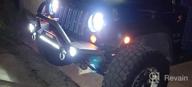 img 1 attached to Upgrade Your Jeep With LEDKINGDOMUS Rear Bumper: Fits 07-18 Wrangler JK And Unlimited With LED Lights And Hitch Receiver In Textured Black review by Robin Naber