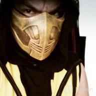 img 1 attached to Saibot Mortal Kombat 9 Resin Mask - Perfect Halloween Costume Accessory! review by Jaie Bobin