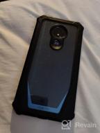 img 1 attached to Protective Moto G7 Power, Supra, And Optimo Maxx Case With Full-Body Rugged Clear Hybrid Bumper And Built-In-Screen Protector review by Heather Taylor
