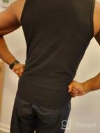 img 1 attached to Gowhods Men'S Slimming Sauna Vest - Heat-Trapping Sweat Enhancing Tank Top For Intense Workouts review by Christian Bar