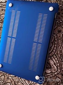 img 5 attached to Кристально чистый чехол для MacBook Air 13,6 дюйма, модель A2681 2022 года с чипом M2 Touch ID + чехол для клавиатуры + ткань из микрофибры - гладкий и защитный прозрачный дизайн от UESWILL