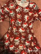 img 1 attached to Christmas Dresses Girls Clothes Burgundy Girls' Clothing for Dresses review by Beth Martin