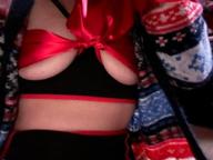 img 1 attached to Red Bow Babydoll Lingerie Set With JuicyRose Unwrap Me Design For Sleepwear review by Chris Scalia