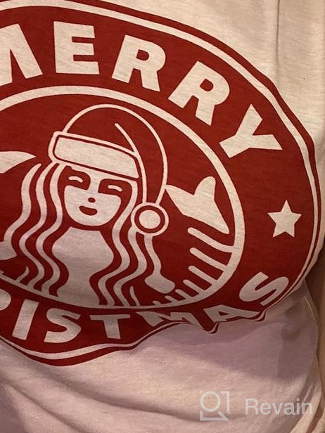 img 1 attached to Women'S Christmas Coffee T-Shirt: Short Sleeve Casual Tee With Festive Graphics And Letter Print review by Jaye Cleveland