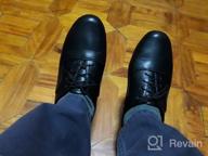 картинка 1 прикреплена к отзыву Roymall Athletic Leather Professional Men's Ballroom Performance Shoes от Michael Olsen