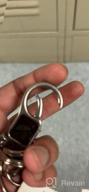 img 1 attached to Idakekiy Key Chain Quick Release Spring With 4 Key Rings Heavy Duty Car Keychain Organizer For Men And Women review by Carlos Melendez