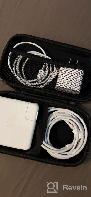 img 1 attached to GLCON Hard EVA Protective Case - Small Travel Case With Mesh Inner Pocket & Zipper Enclosure For Charging Cable, Power Bank, Hard Drive, Cell Phone, External Battery Storage - 3 Colors Available review by Alejandro Silem