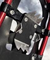 img 1 attached to Explore The Great Outdoors With NACATIN All Terrain Snowshoes With Heel Lift, Trekking Poles, Gaiters, And Carrying Bag review by Adrian Smart