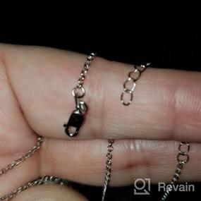 img 5 attached to Ювелирные изделия для кремации из стерлингового серебра - Ожерелье с урной SOULMEET, чтобы лелеять воспоминания и держать близких рядом с собой
