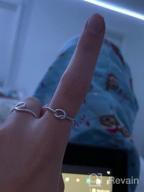 картинка 1 прикреплена к отзыву Кольцо из стерлингового серебра BORUO "Узел любви" - высокий блеск, удобное кольцо, обруч обещания/дружбы (размеры с 4 по 12) от Nick Palacio