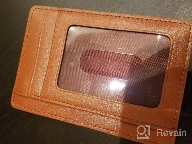 img 1 attached to Lethnic Window Pocket Minimalist Wallet review by Derrick Bellando