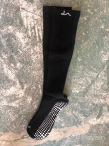 img 5 attached to 15-20MmHg Graduated Compression Socks With Non-Slip Grips For Safety - Perfect For Women & Men!