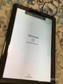 img 5 attached to Samsung Galaxy Tab S4 10,5 дюймов Прочный чехол Poetic Revolution Защита на 360 градусов Подставка для всего корпуса Сверхмощная встроенная защитная пленка для экрана Синий