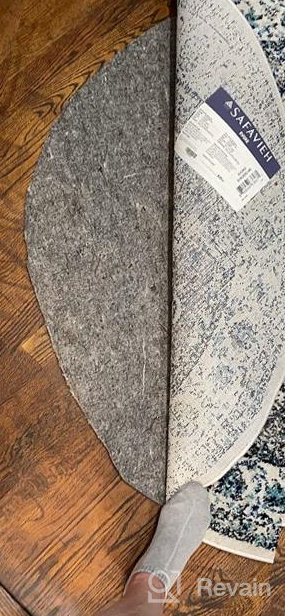 img 1 attached to RUGPADUSA - Dual Surface - 7'X10' - 3/8" Thick - Felt + Rubber - Enhanced Non-Slip Rug Pad - Adds Comfort And Protection - For Hard Surface Floors review by Troy Coste